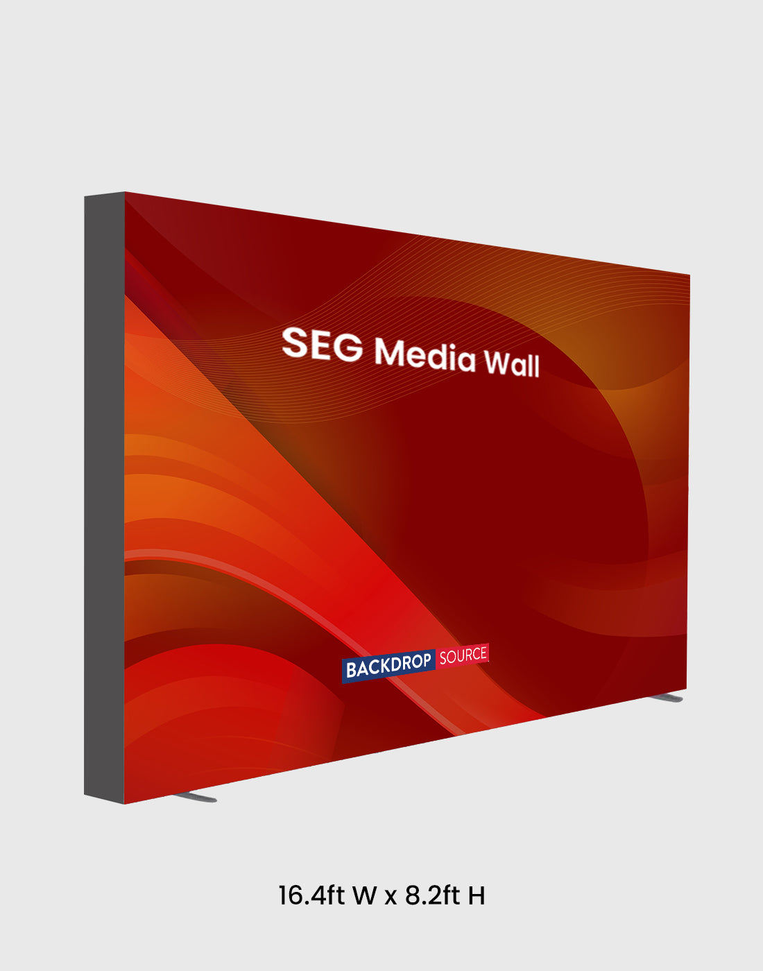 SEG Fabric Media Wall 16.4ft W x 8.2ft H