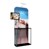 Exhibition Display Stand with Shelving & TV Mount
