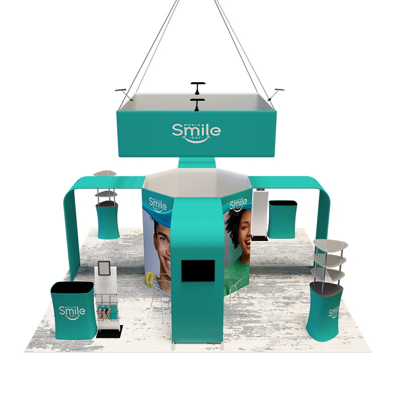 Modular Booth Kits 20ft x 20ft - Model 02