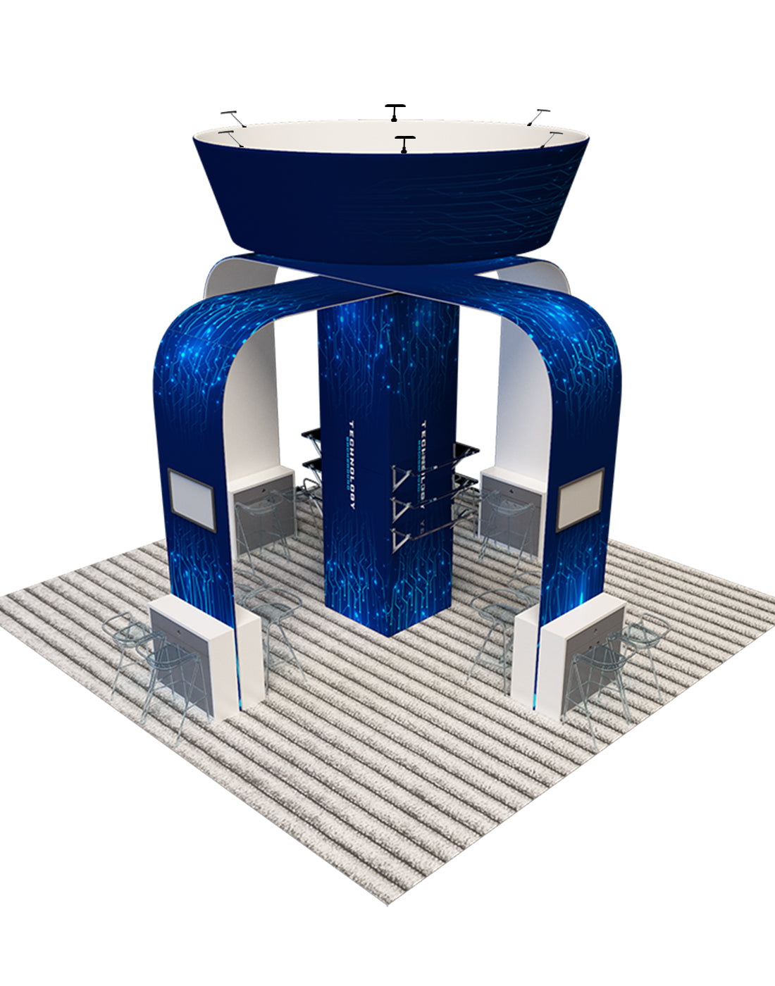 Modular Booth Kits 20ft x 20ft - Model 03