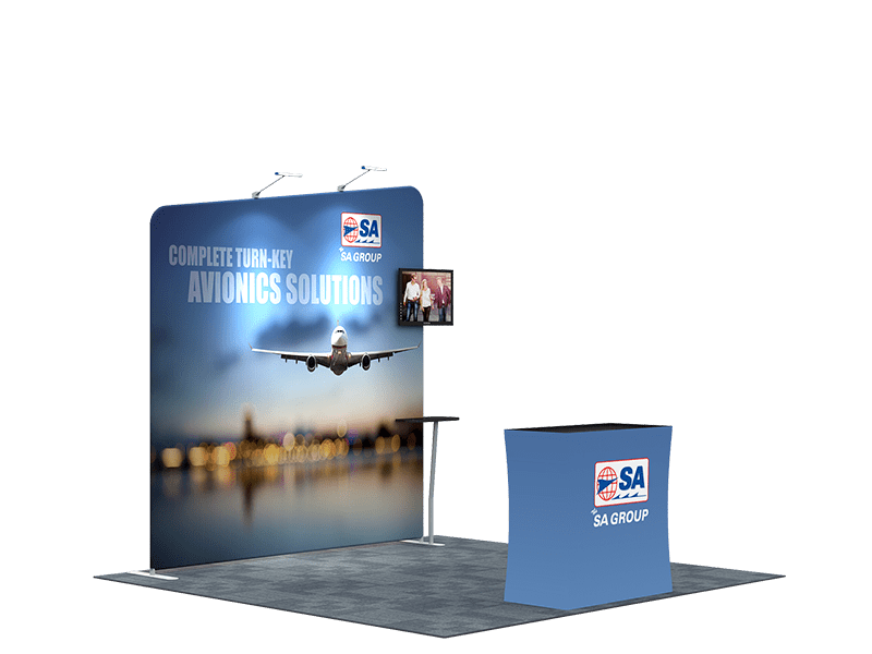 Portable Exhibit Display 10ft x 10ft - Model 9