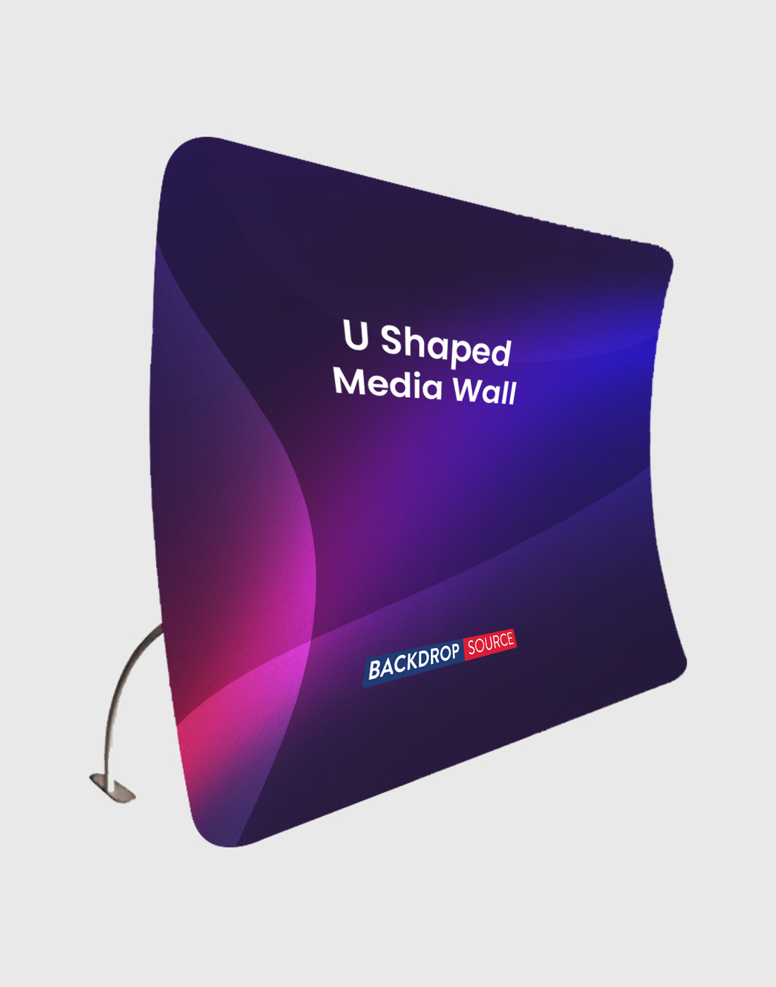 Modular U-Shape Fabric Display Stand