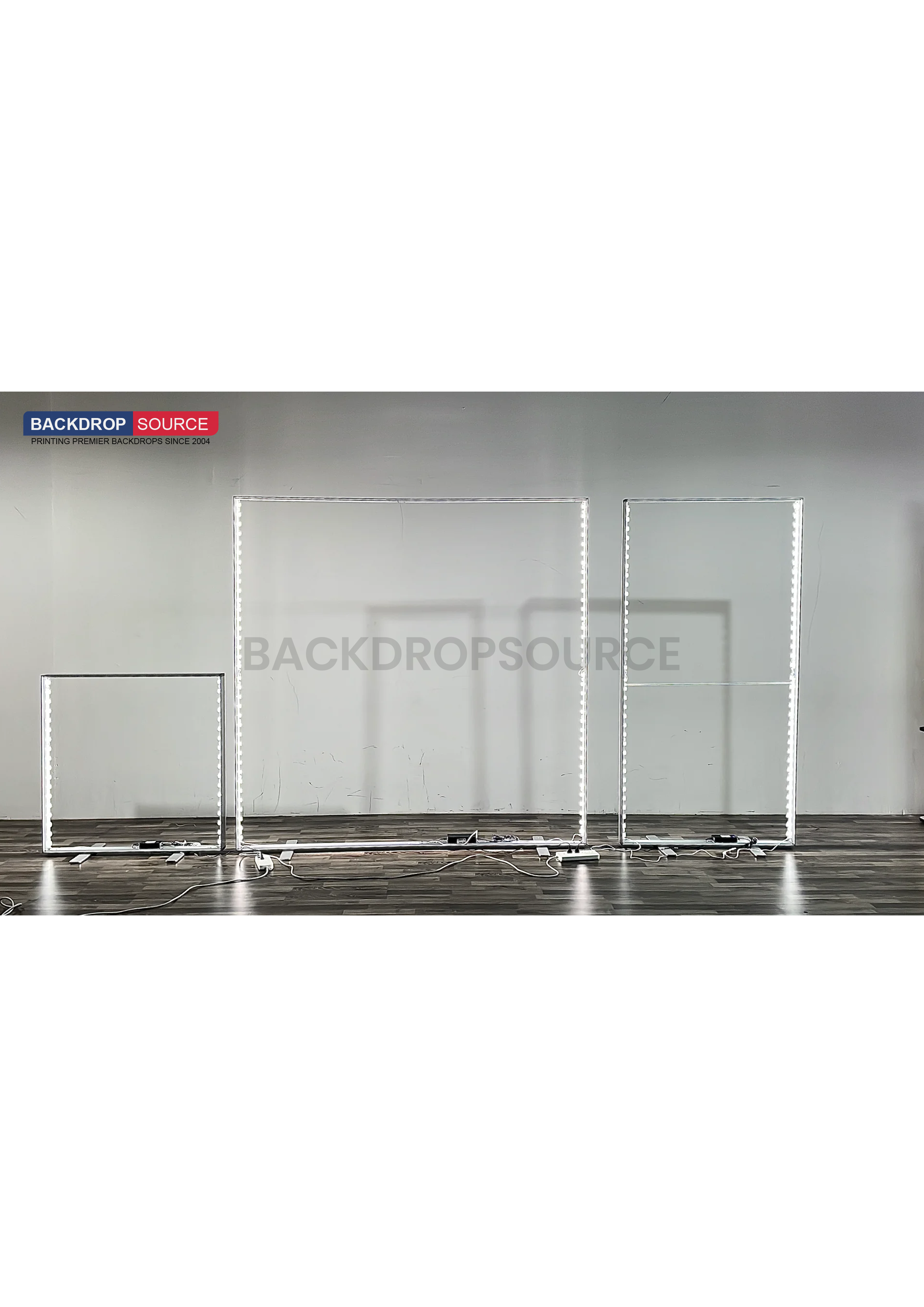 SEG Fabric LED Light Box Display - 3.3ft W x 6.5ft H