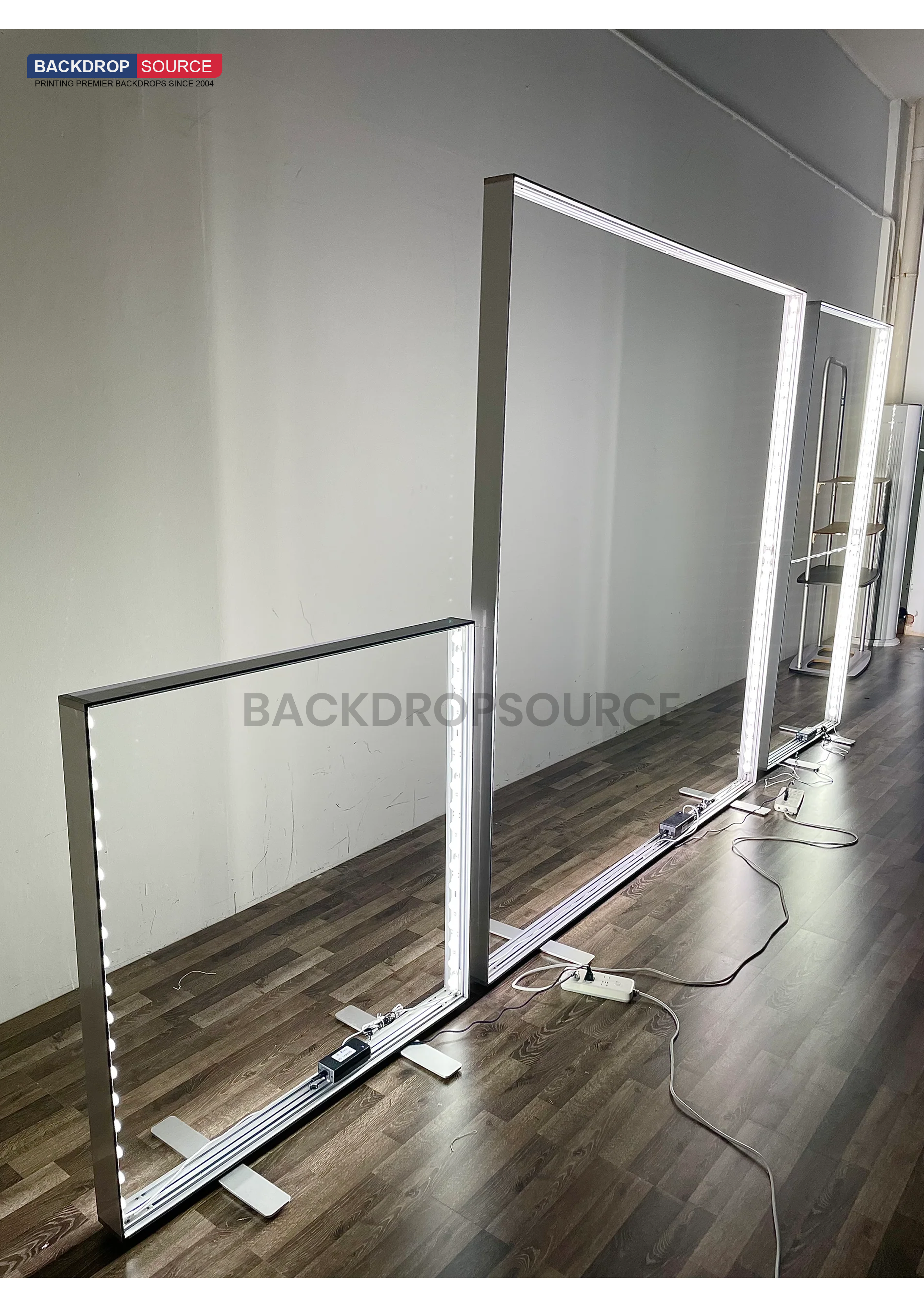 SEG Fabric LED Light Box Display - 3.3ft W x 6.5ft H