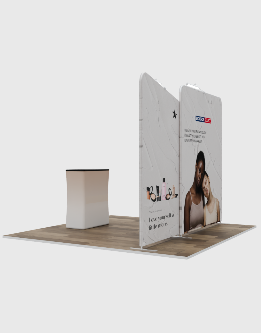 Portable Exhibit Display 10ft x 10ft - Model 3