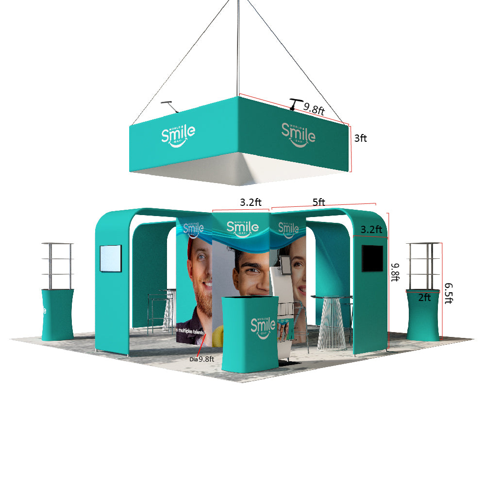 Modular Booth Kits 20ft x 20ft - Model 02