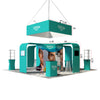Modular Booth Kits 20ft x 20ft - Model 02