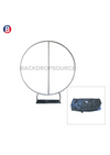 Custom Circle Fabric Backdrop Display