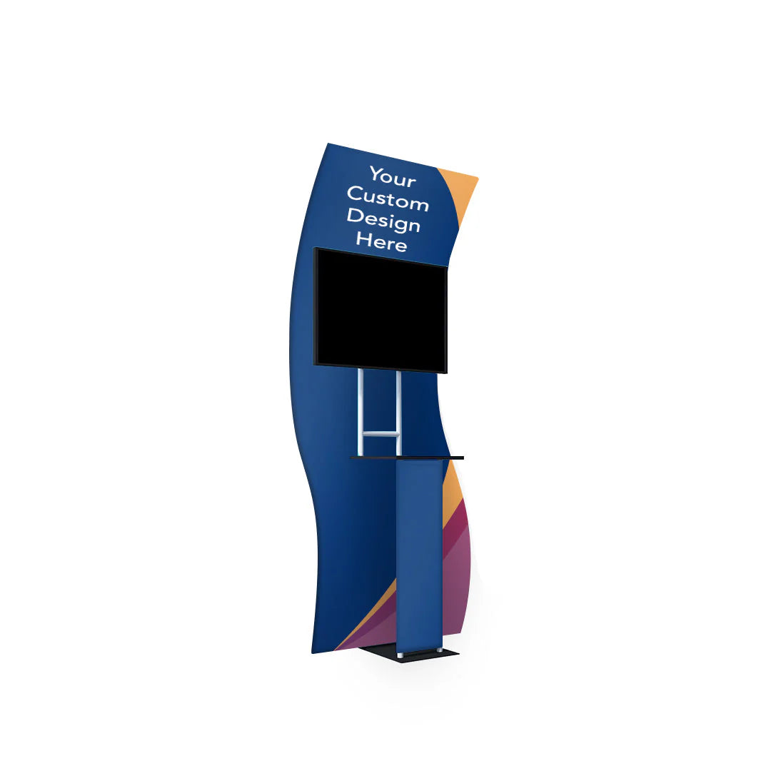 Portable Exhibit Display – S Shape