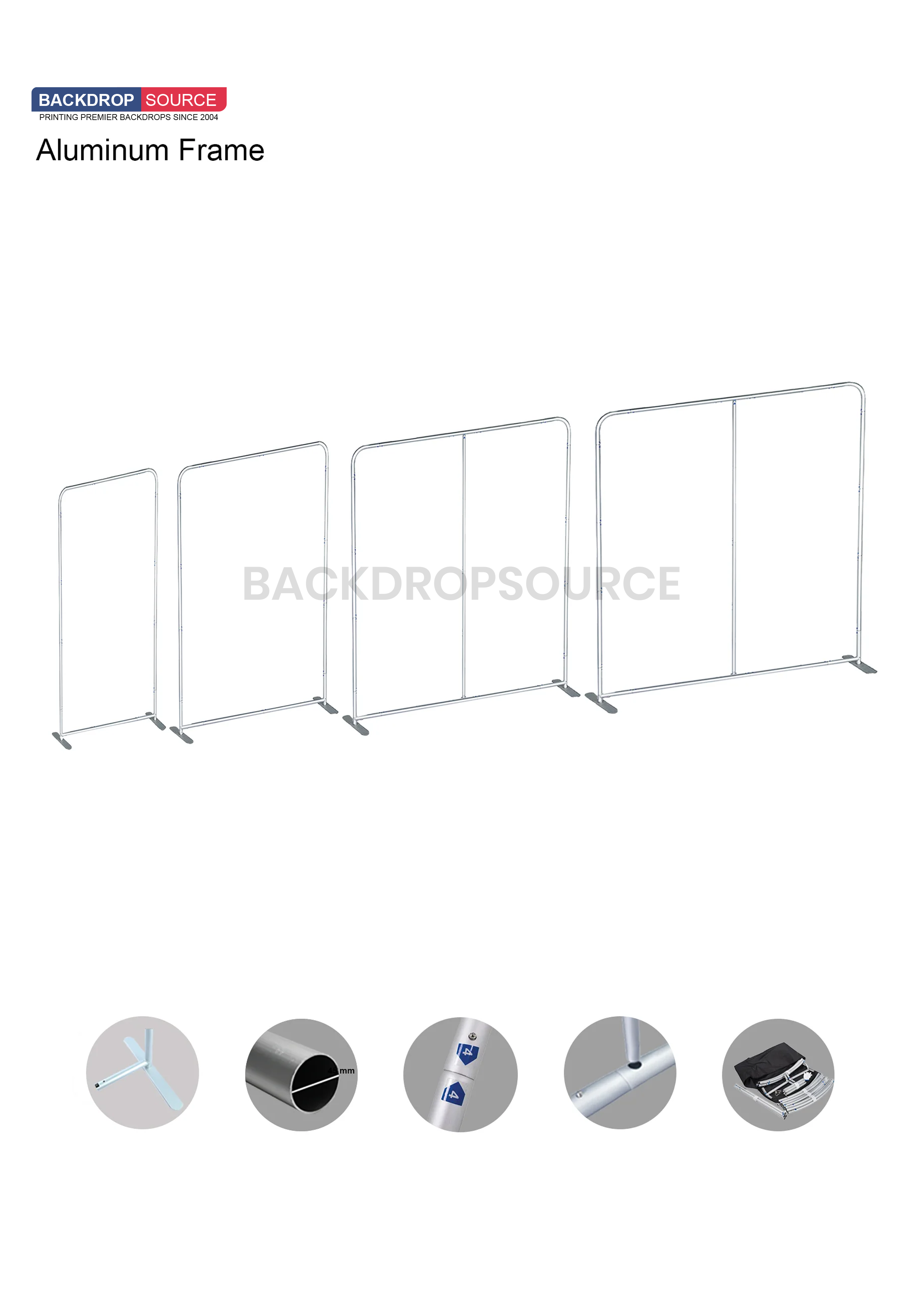 Portable Exhibit Display - 7.5ft H