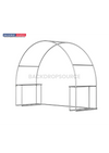 Round Arch Trade Show Booth with Built-In Shelf