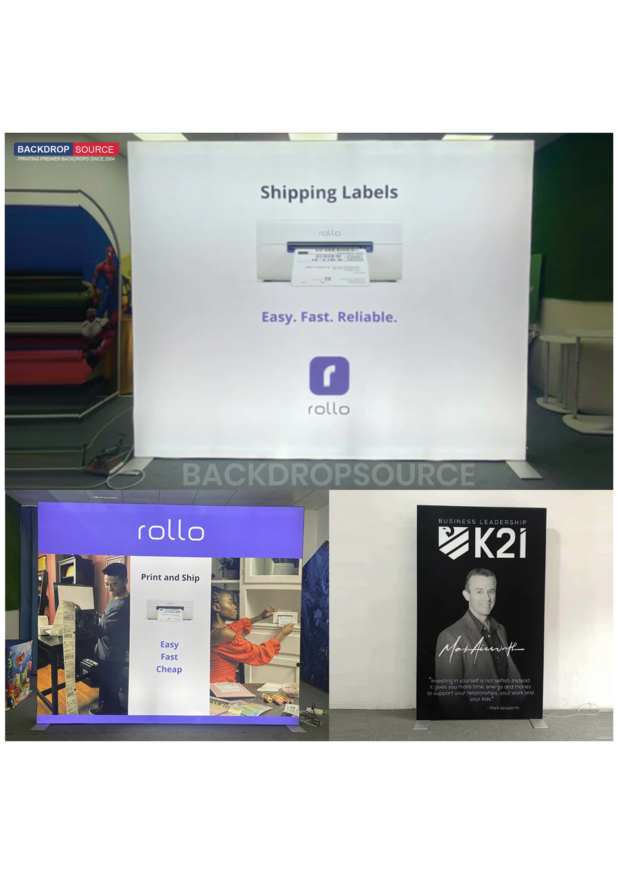 Backlit SEG Fabric Display Frame - 4.7inch Depth Aluminum Profile