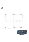 S Shape Wave Tension Fabric Media Wall Display