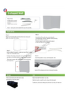 S Shape Wave Tension Fabric Media Wall Display