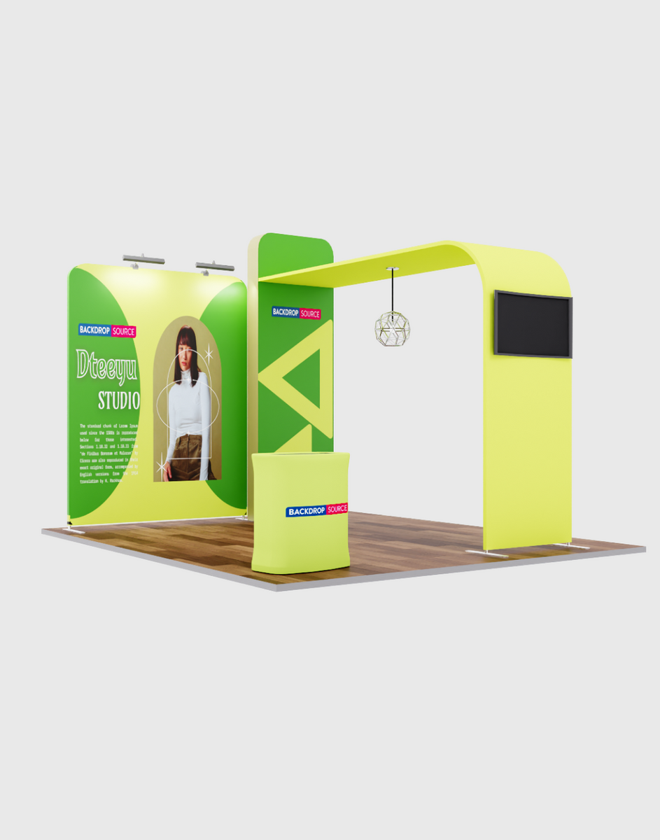 【Creative Booth Design】 Buy 20 Ft Trade Show Booth - Design 9 |BannerBuzz CA