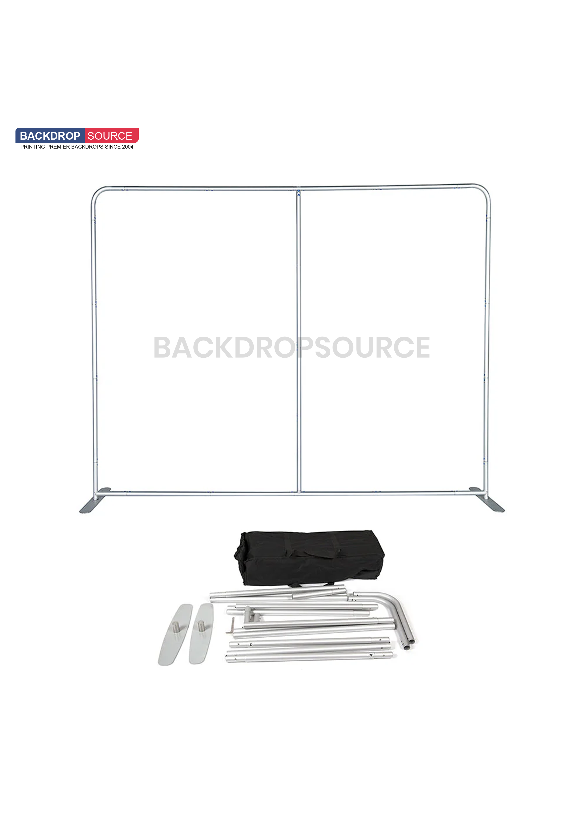 10ft x 10ft Straight Exhibit Pro 3-in-1 Display Kit with Hard Podium Case