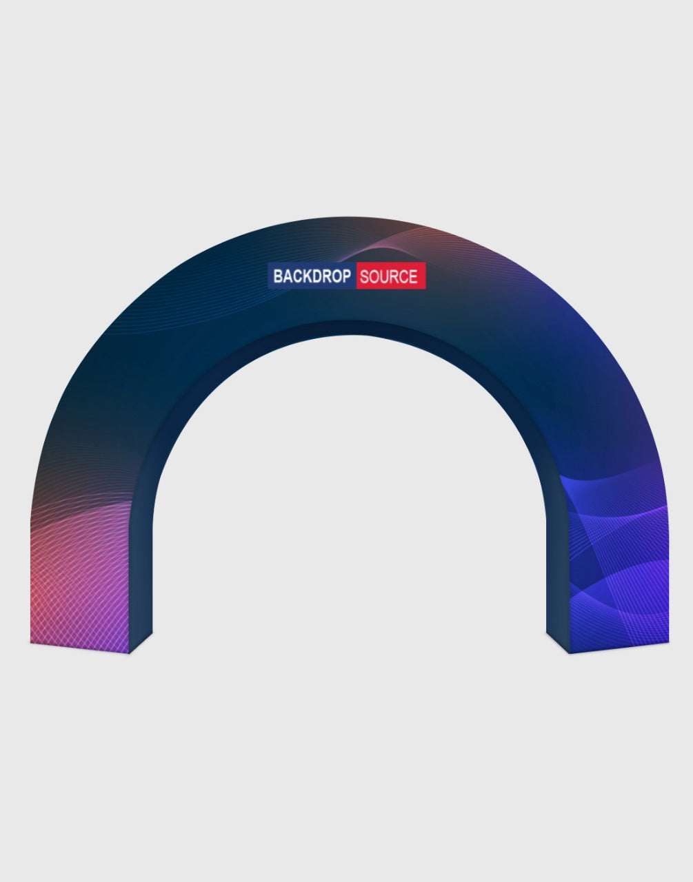 3D Triangular Prism Tension Fabric Arch