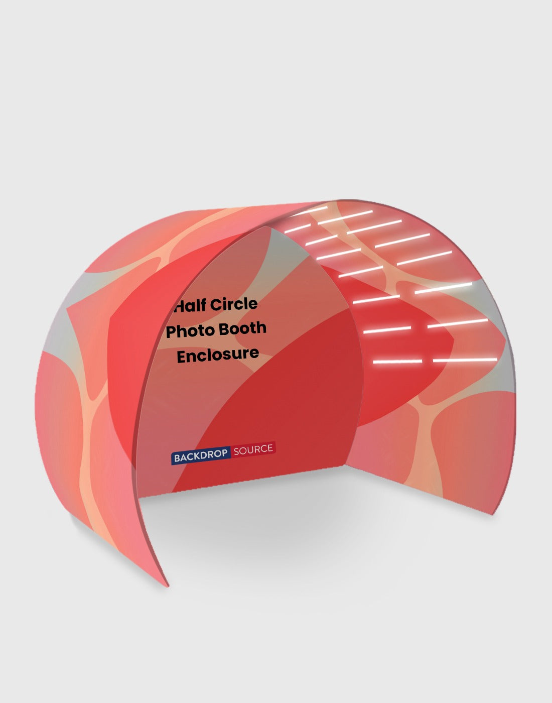 Half Circle Photo Booth Enclosure