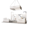 Modular Booth Kits 20ft x 20ft - Model 07
