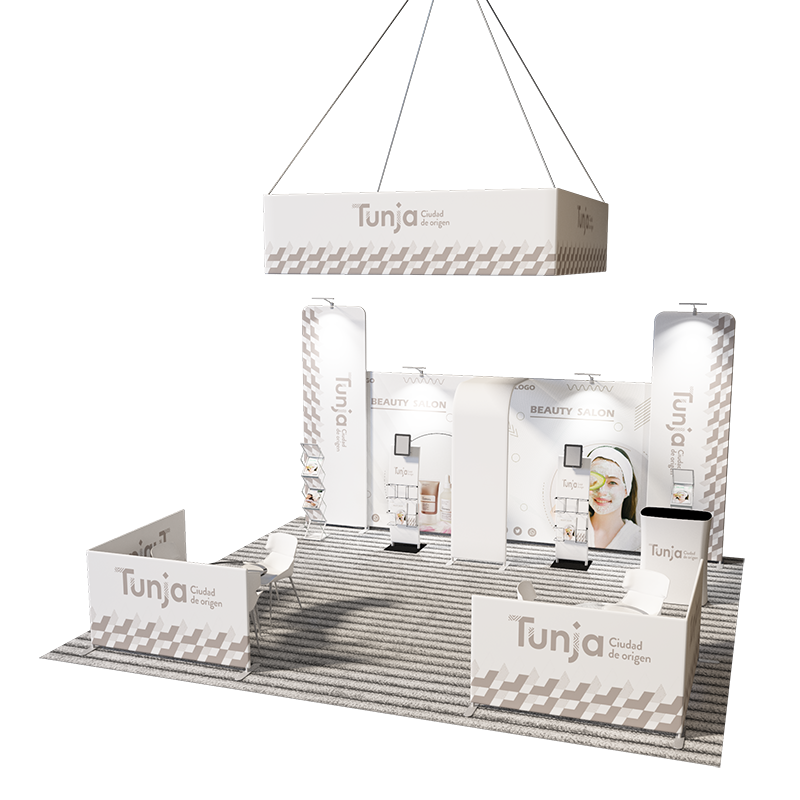 Modular Booth Kits 20ft x 20ft - Model 07