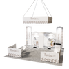 Modular Booth Kits 20ft x 20ft - Model 07