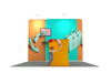 Portable Exhibit Display 10ft x 10ft - Model 1