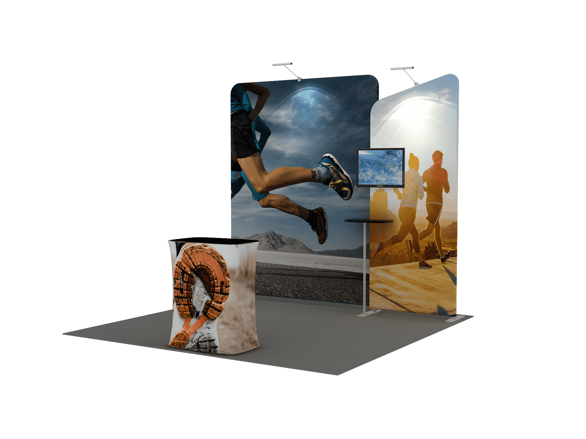 Portable Exhibit Display 10ft x 10ft - Model 3