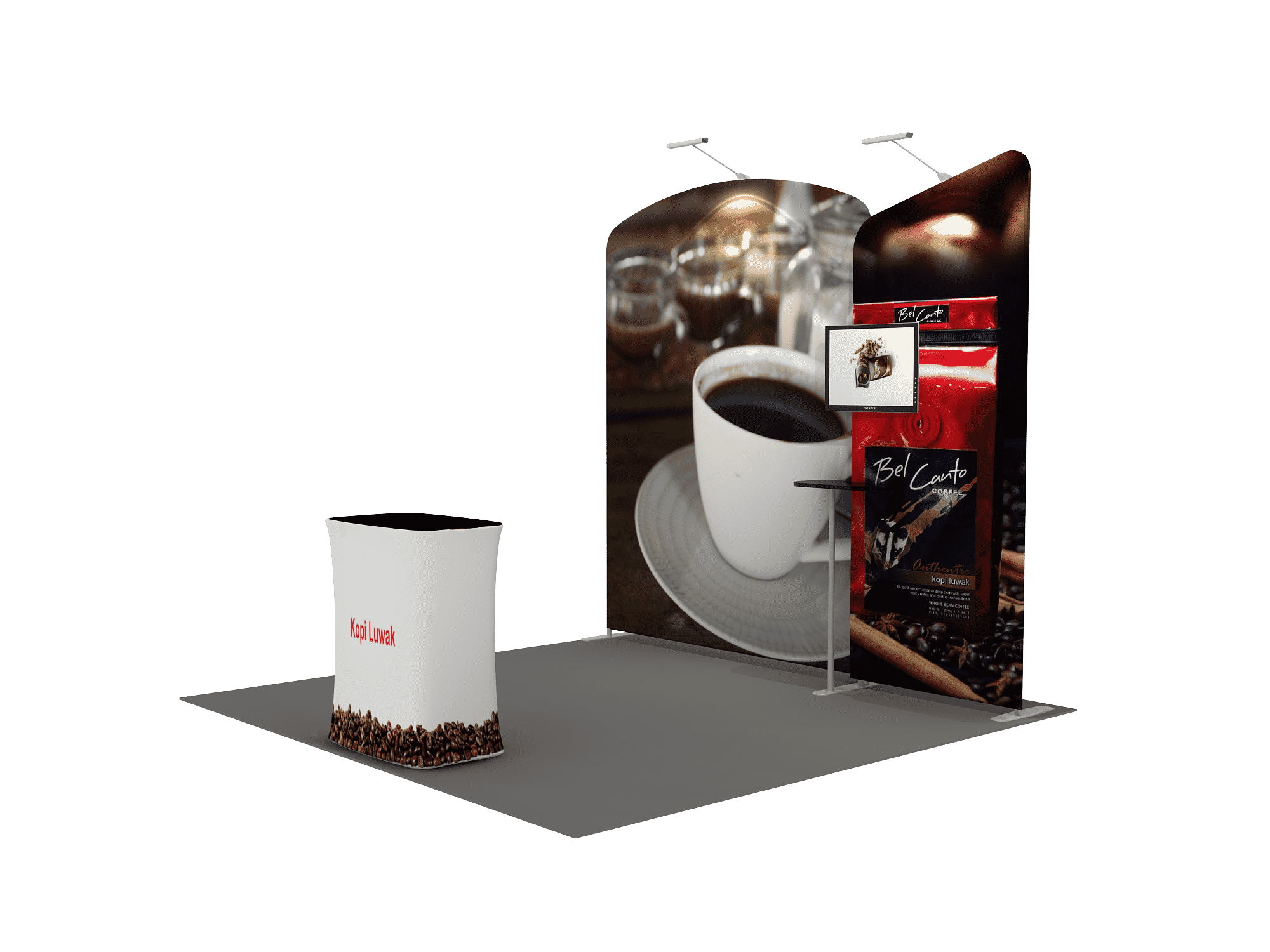 Portable Exhibit Display 10ft x 10ft - Model 5