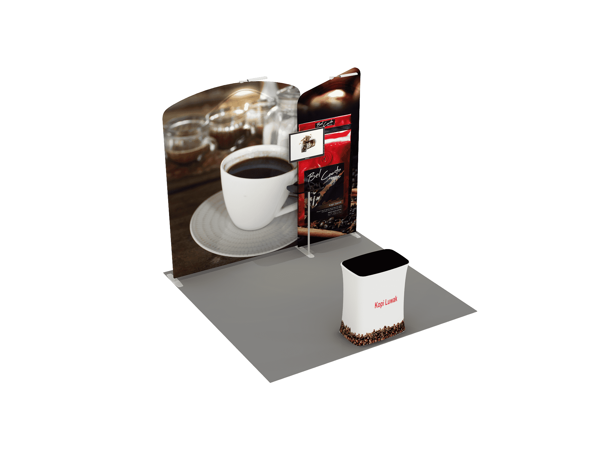 Portable Exhibit Display 10ft x 10ft - Model 5