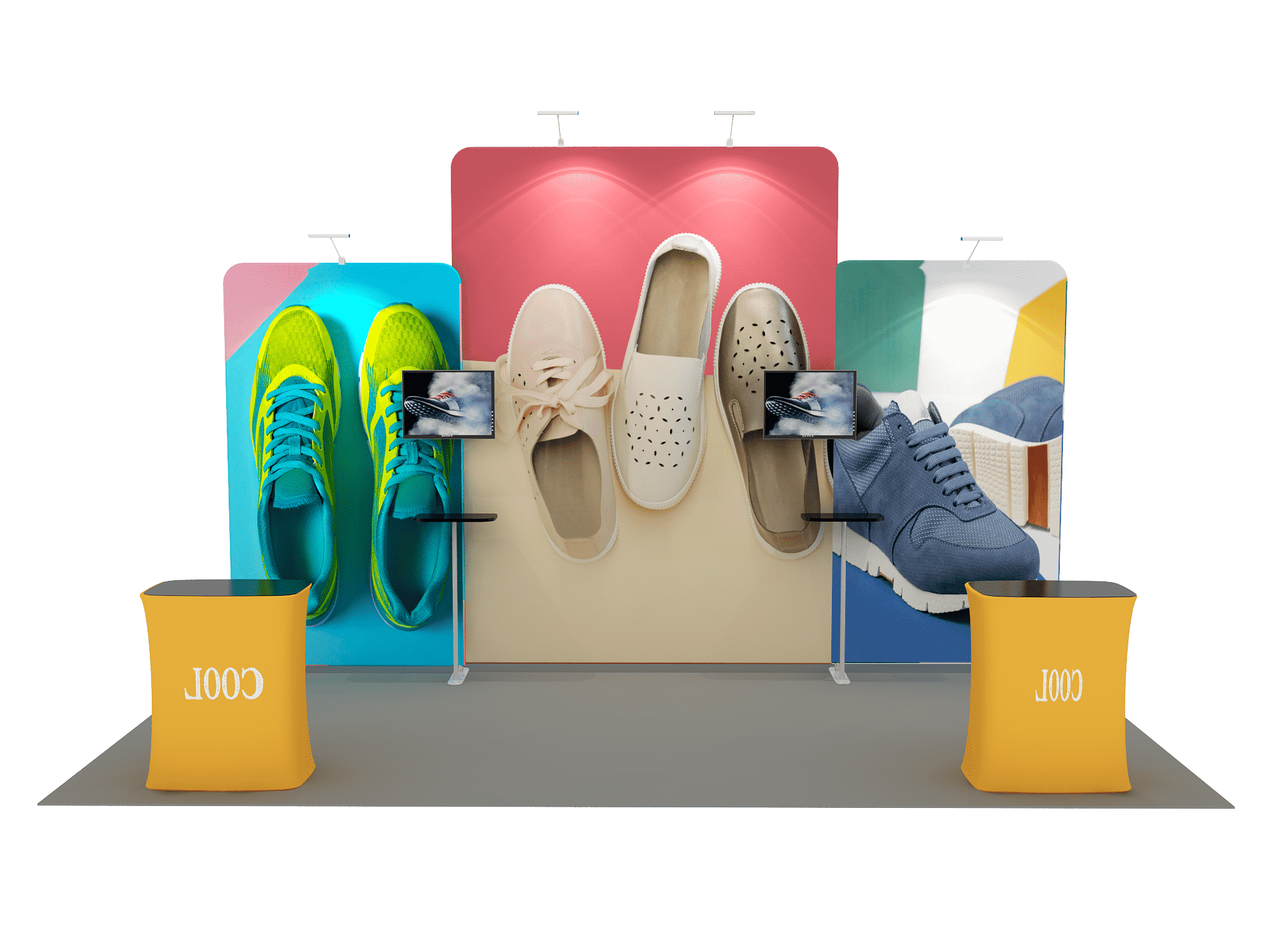 Portable Exhibit Display 20ft x 10ft - Model 5