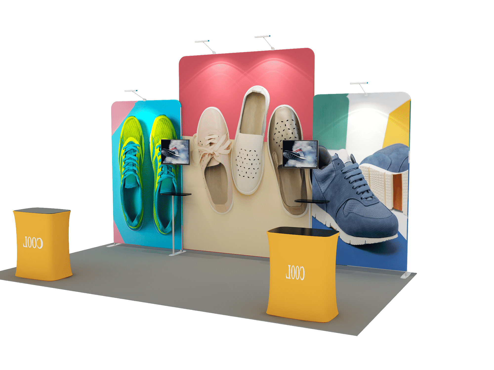 Portable Exhibit Display 20ft x 10ft - Model 5