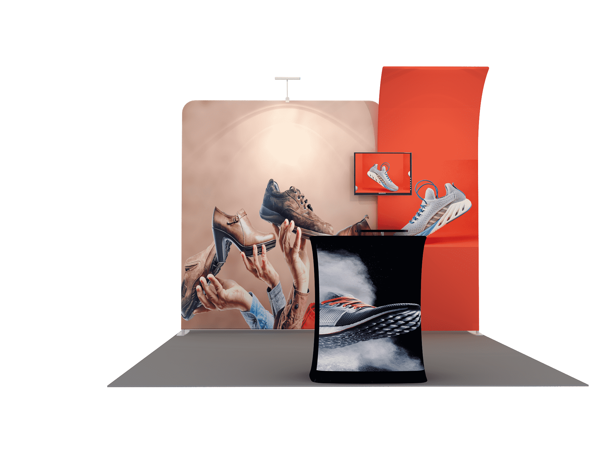 Portable Exhibit Display 10ft x 10ft - Model 6