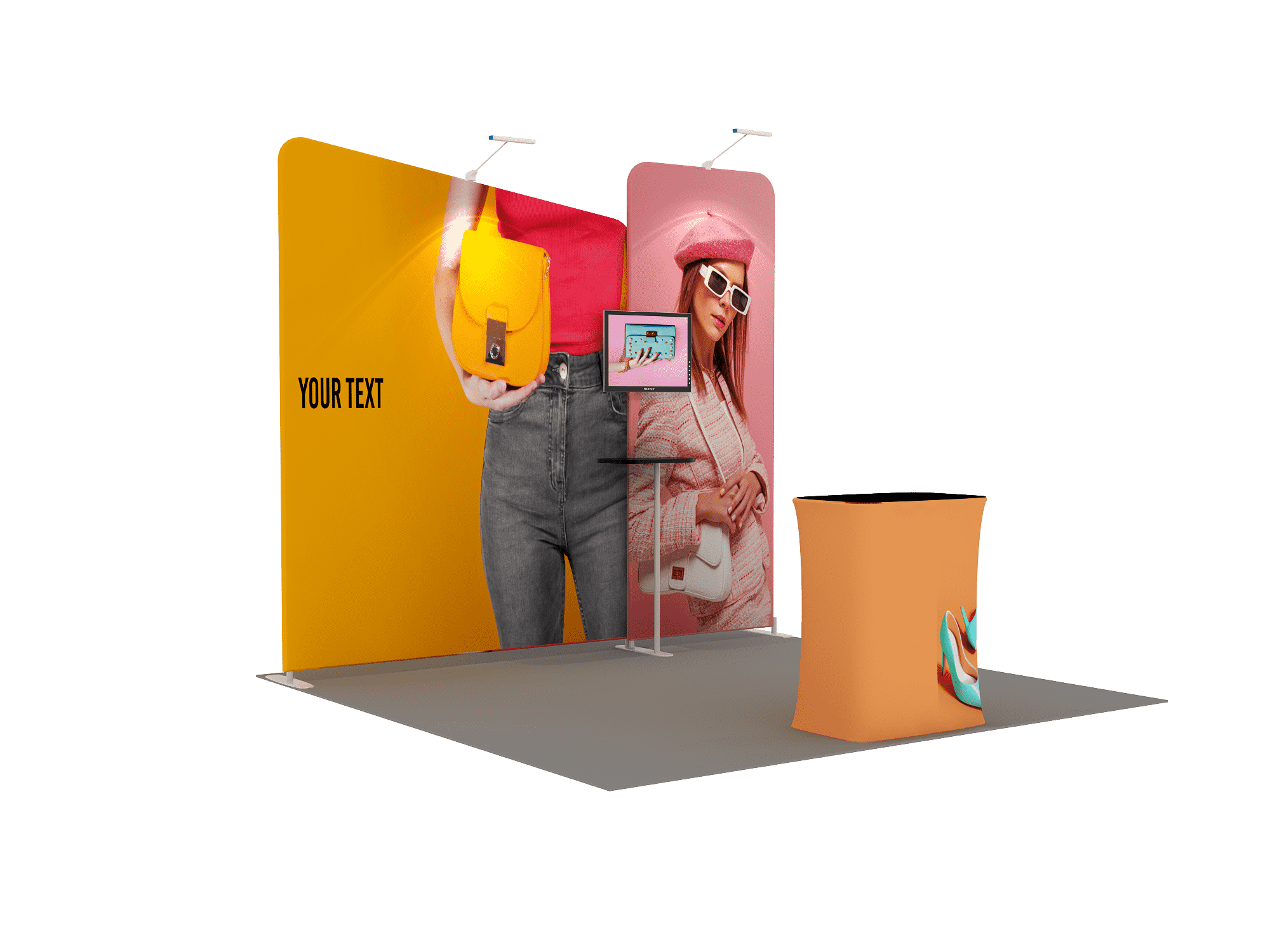 Portable Exhibit Display 10ft x 10ft - Model 7