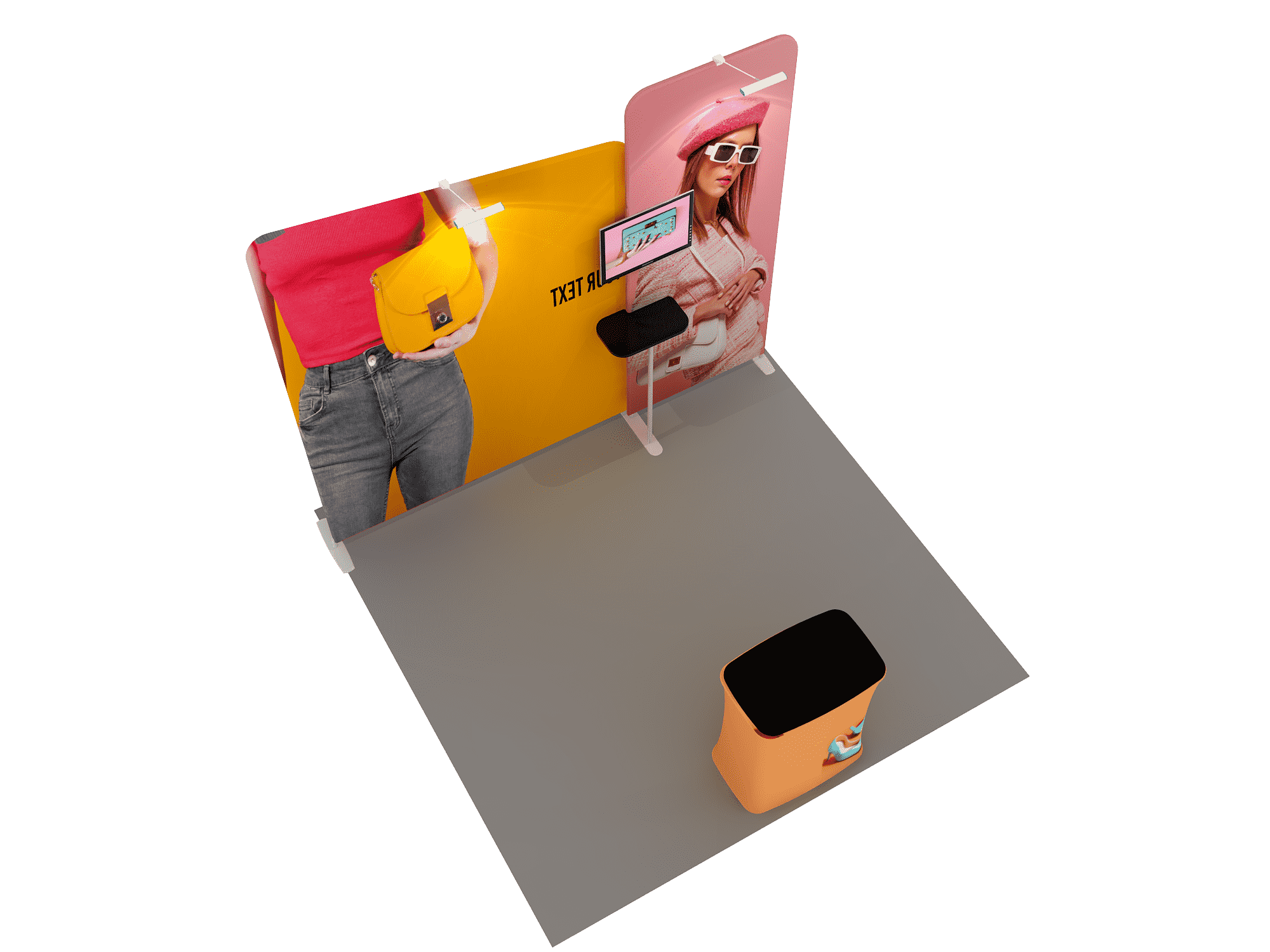 Portable Exhibit Display 10ft x 10ft - Model 7