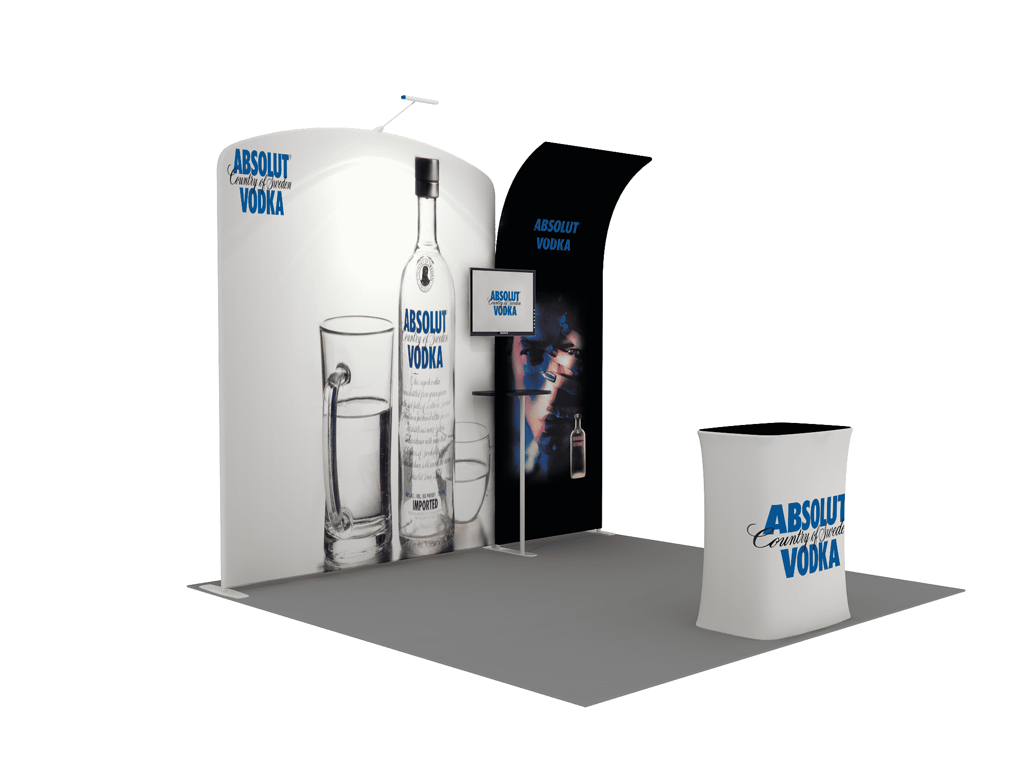 Portable Exhibit Display 10ft x 10ft - Model 8