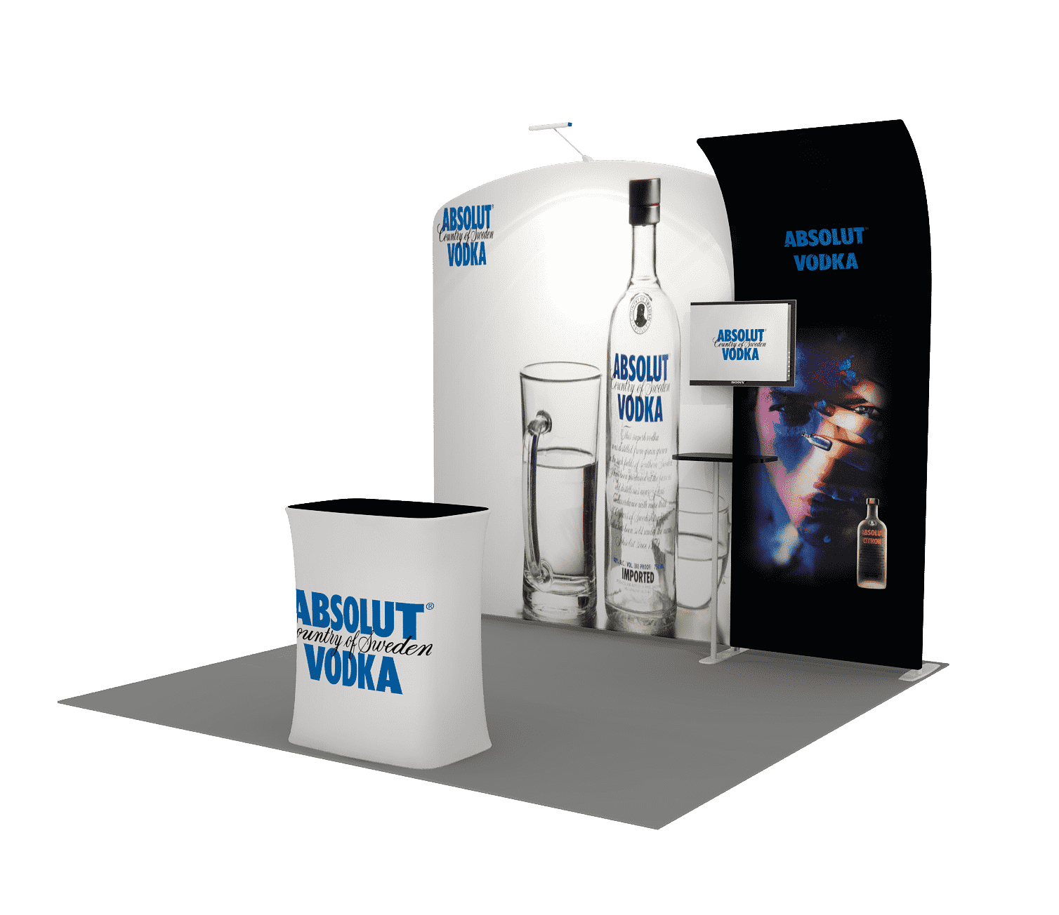 Portable Exhibit Display 10ft x 10ft - Model 8