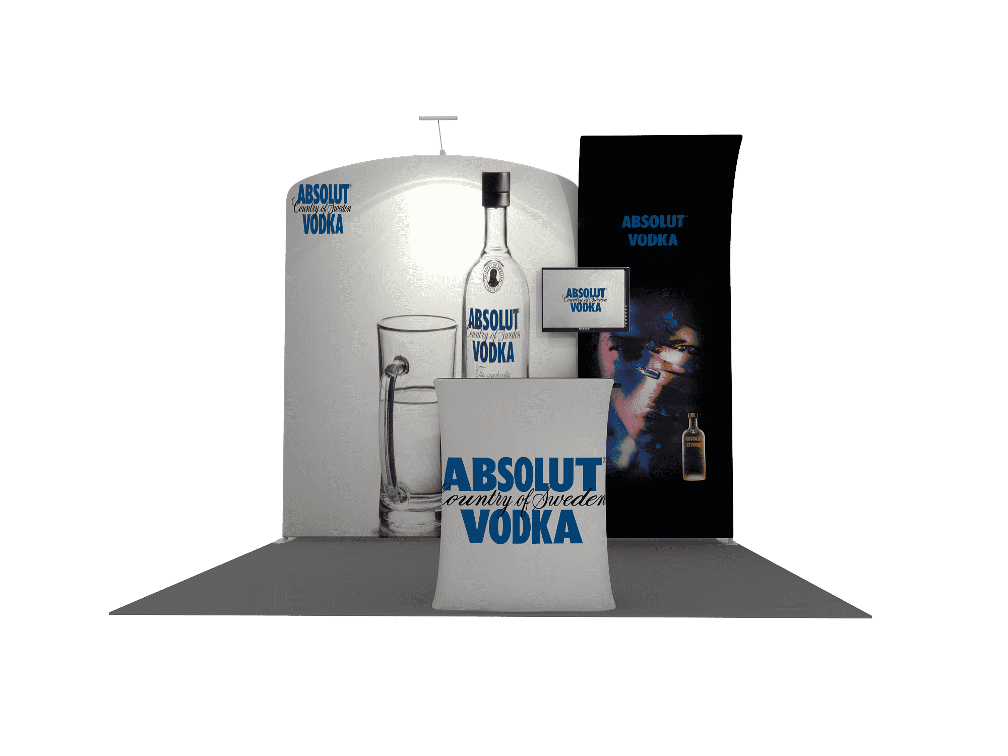 Portable Exhibit Display 10ft x 10ft - Model 8