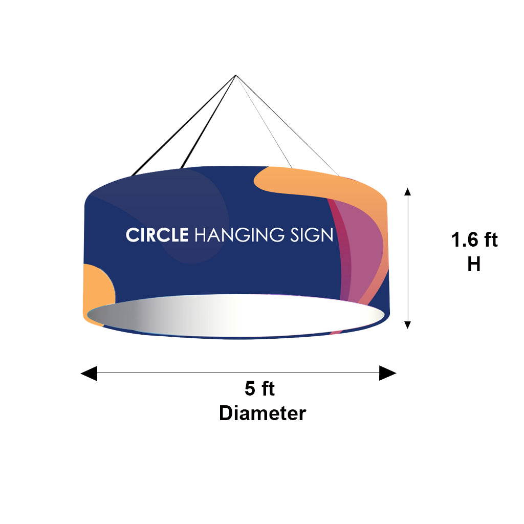 Sky Tube Circle Hanging Banner
