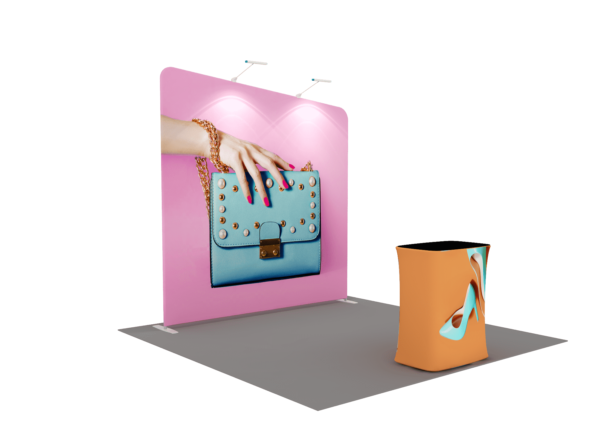 Portable Exhibit Display 10ft x 10ft - Model 9