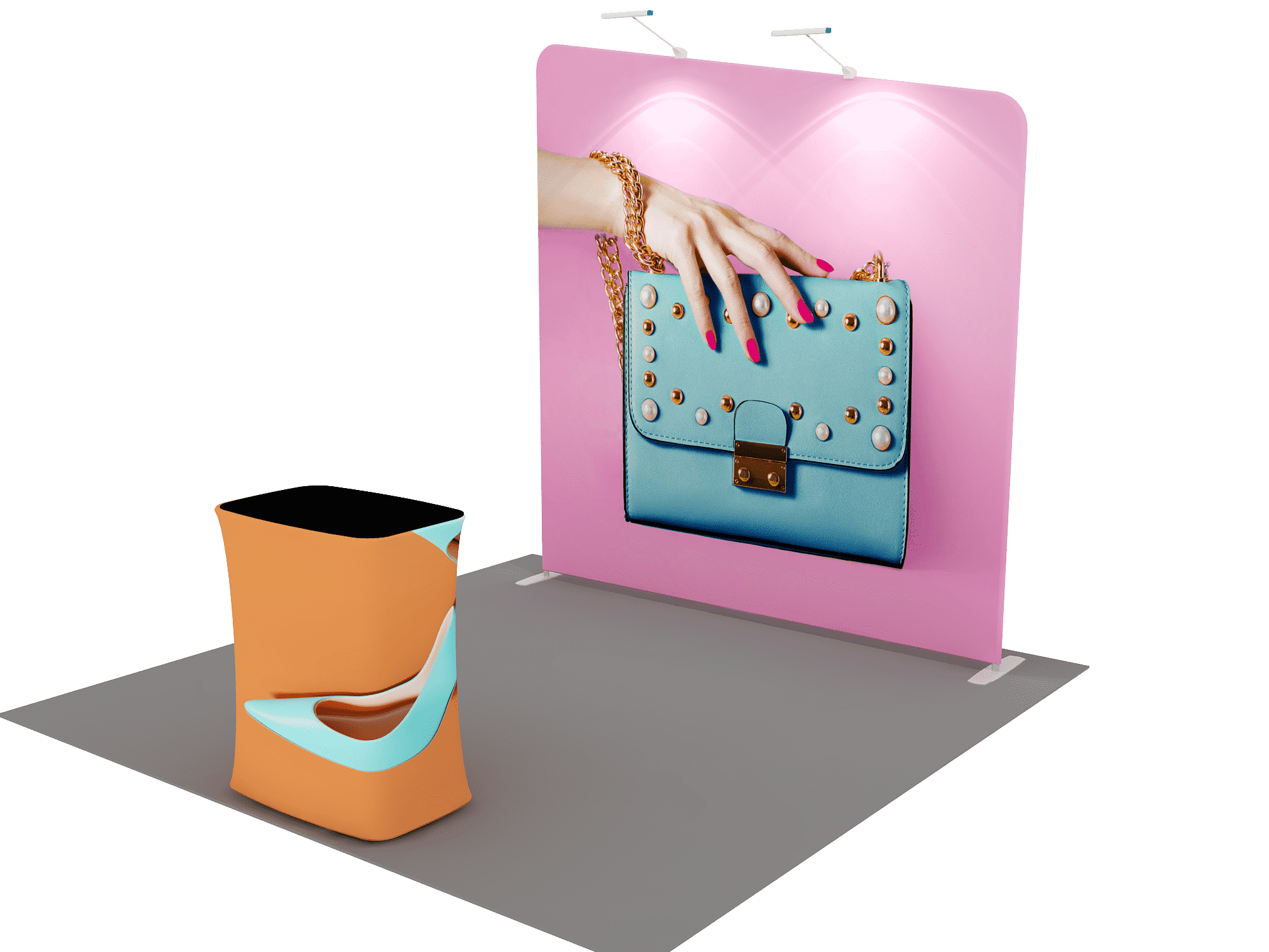 Portable Exhibit Display 10ft x 10ft - Model 9