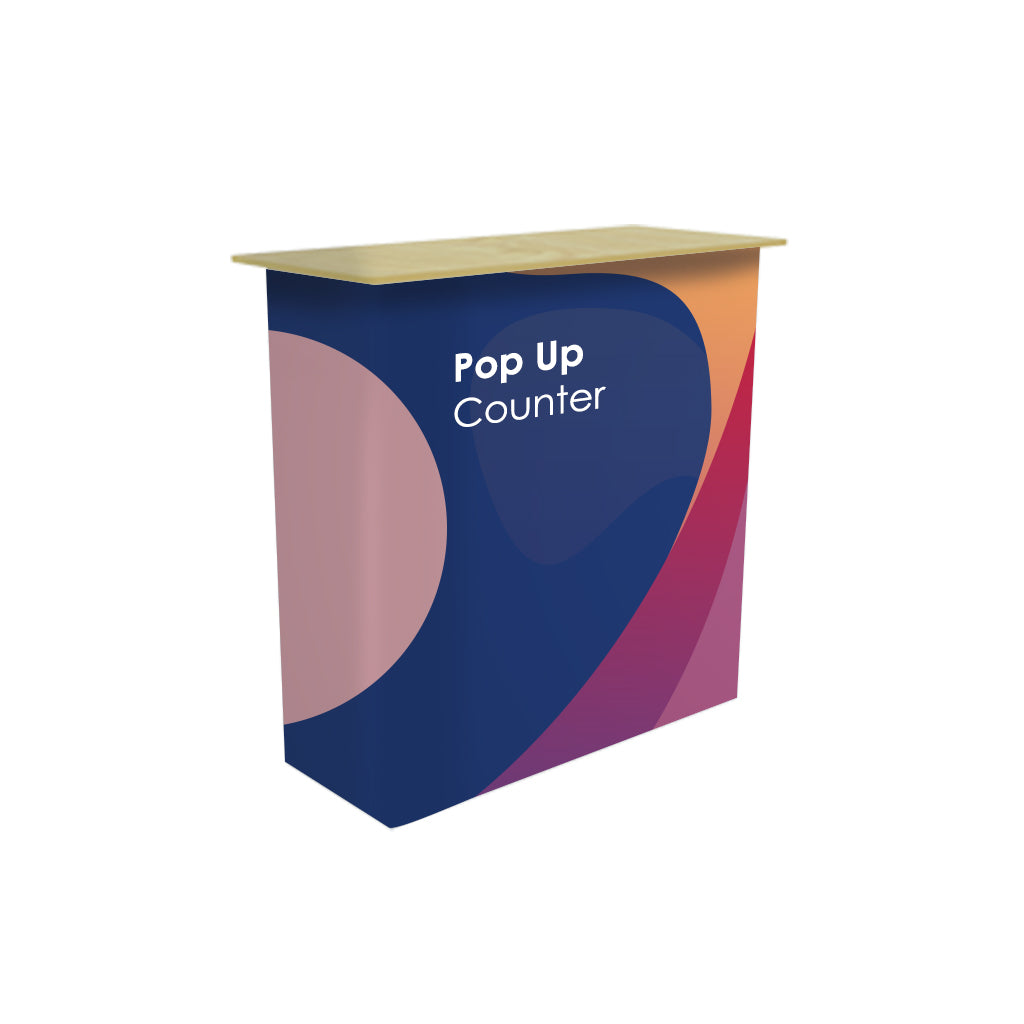 Table Pop Up Fabric Display Counter (For Podium & Booth Exhibitions)