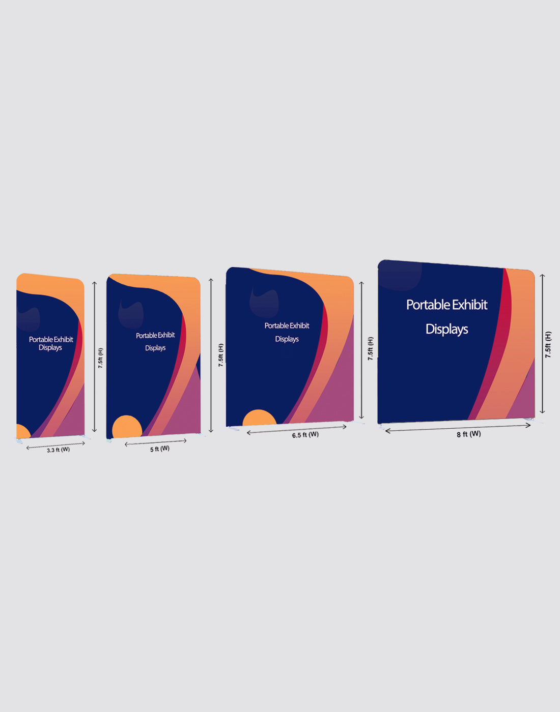 Portable Exhibit Display - 8.5ft H