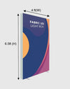 SEG Fabric LED Light Box Display - 4ft W x 6.5ft H