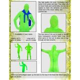 Chroma Key Green Body Suit