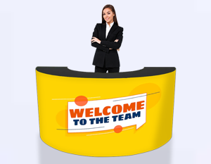 The 7ft Reception Desk That Turns Heads at Events