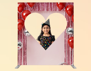 ❤️ Capture Attention Instantly with a Heart Cutout Fabric Wall