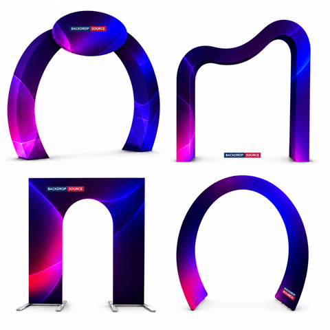Fabric Arch Display Stands