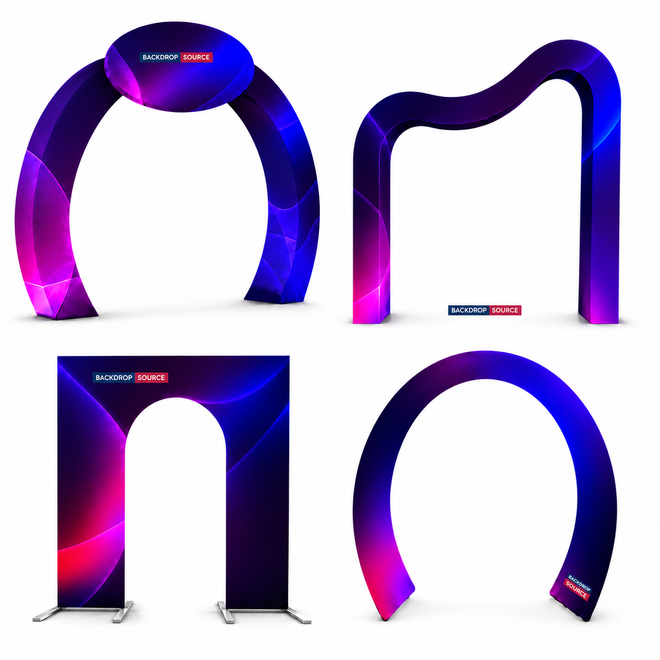 Fabric Arch Display Stands