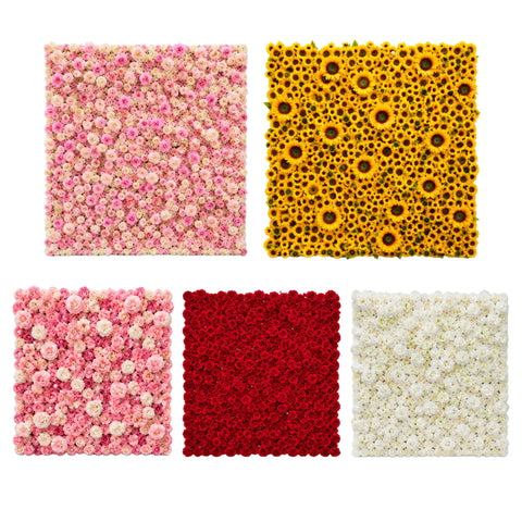Artificial Flower Wall Backdrops
