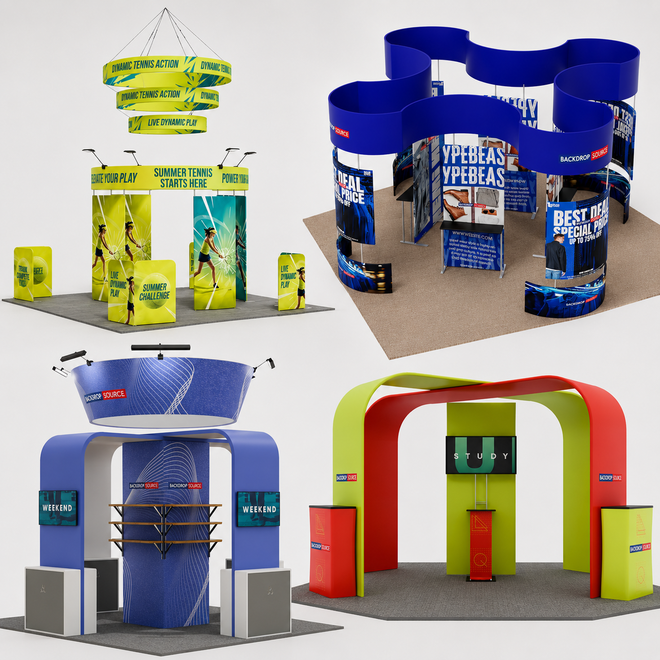 20x20 Trade Show Booth Kits